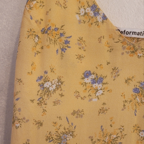 REFORMATION MARLOWE DRESS IN FELICITY FLORAL PRINT - Picture 6 of 8